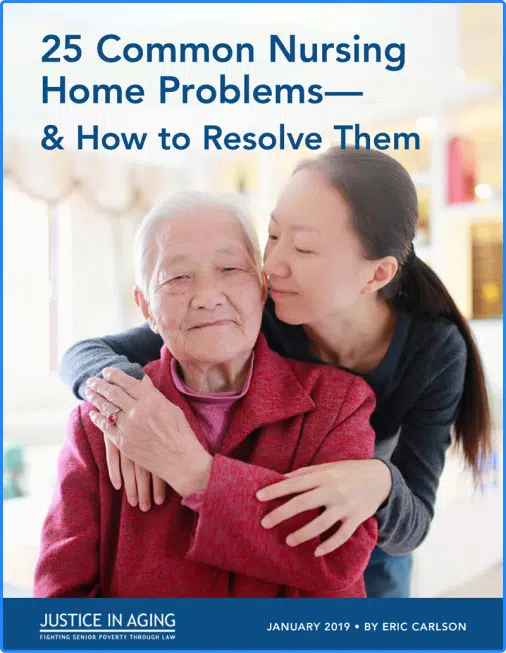 cover of guide titled "25 Common Nursing Home Problems & How to Resolve Them"